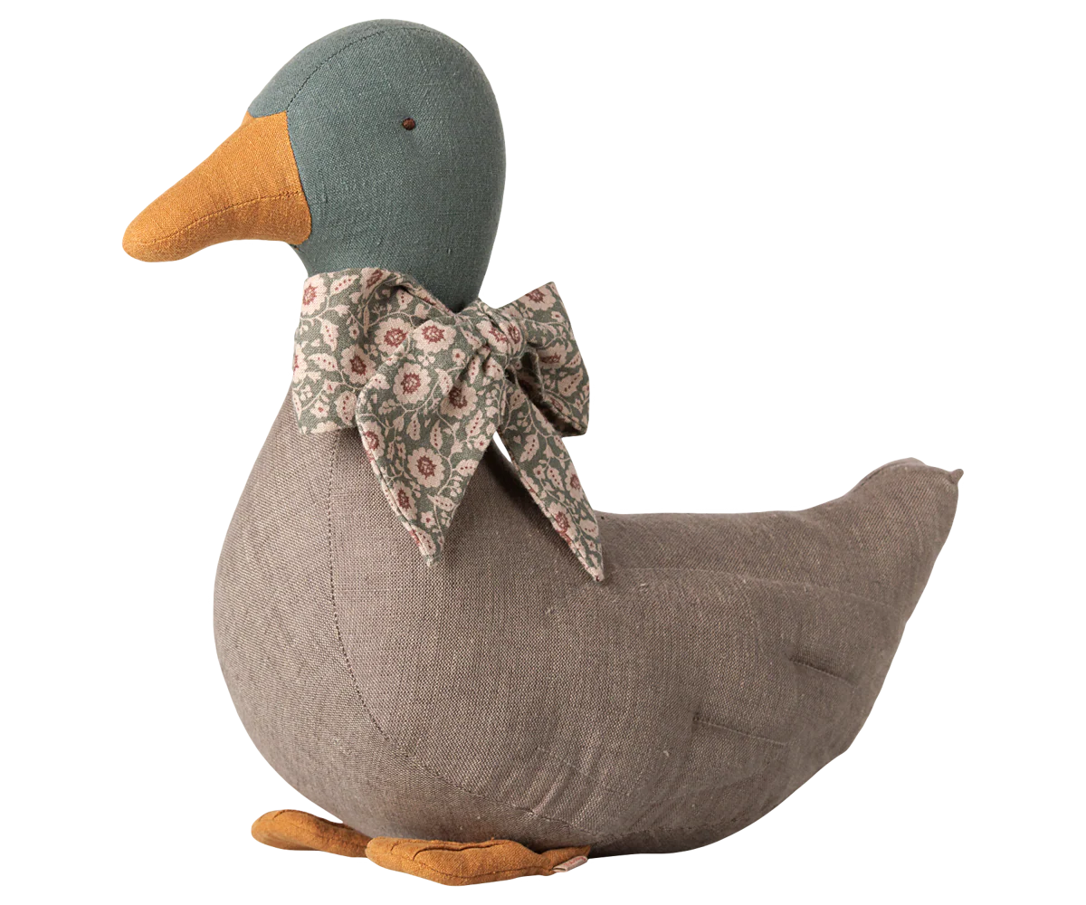 Preorder Duck with bow - Grey