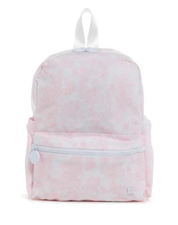 Mini pink toile backpack