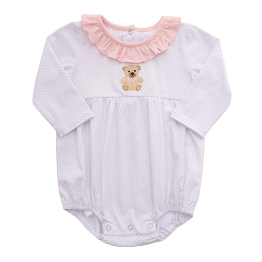 Girl teddy bear bubble