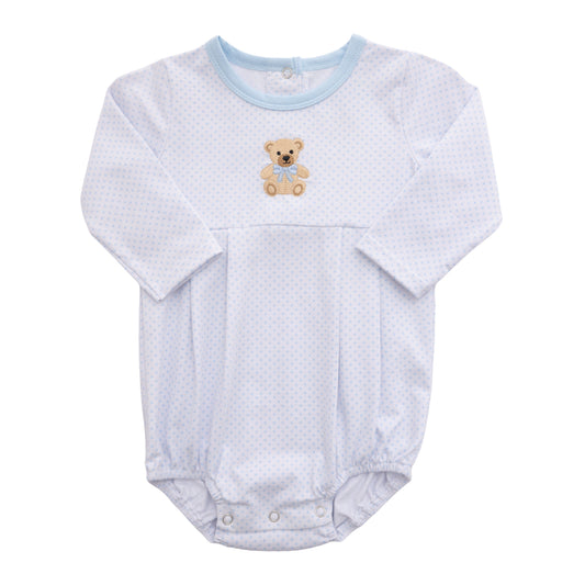 Blue teddy bear