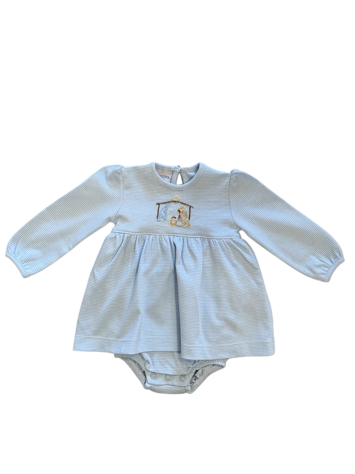 Silent night onesie dress