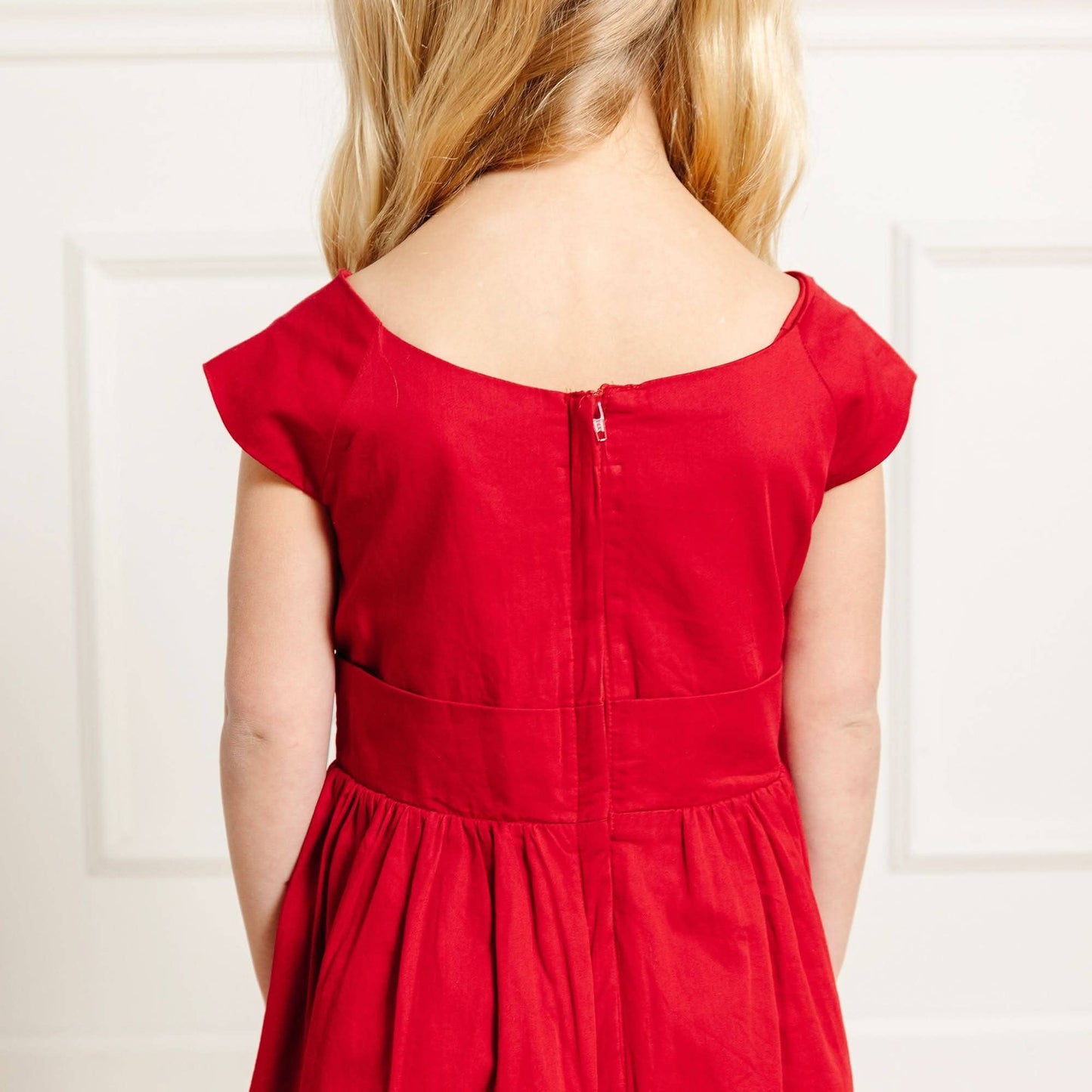 Party Dress with Bow Sash