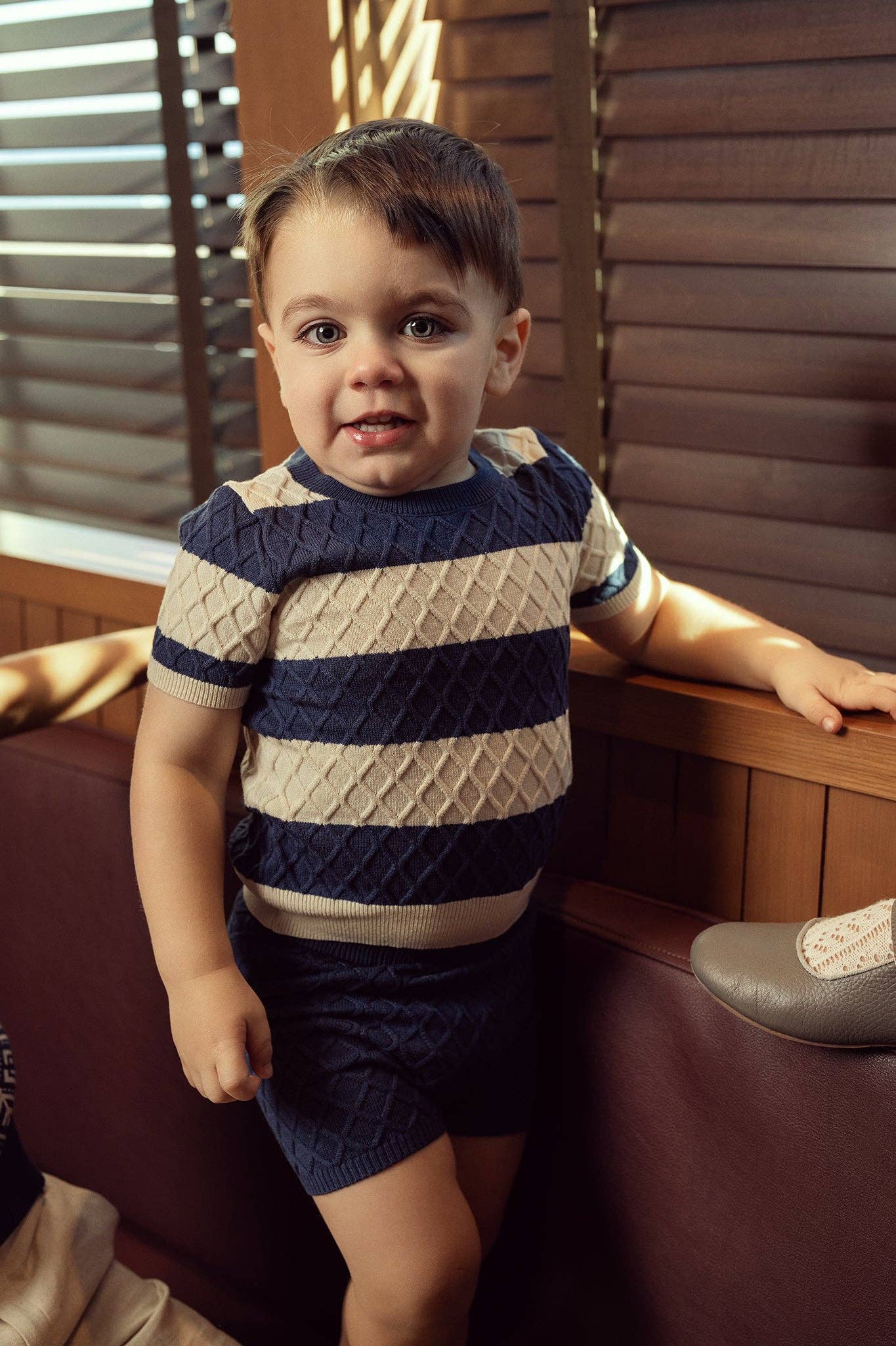 Honeycomb Stripe 2Pc Set