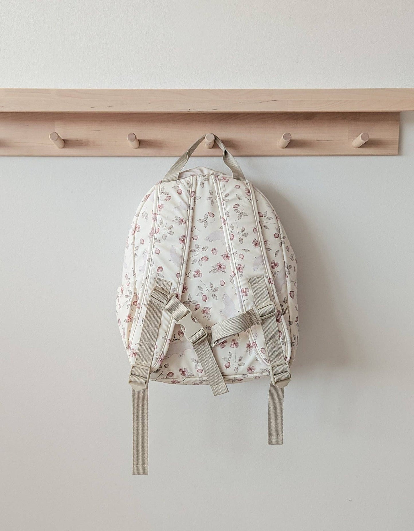 Mini Backpack - Flowers and birds