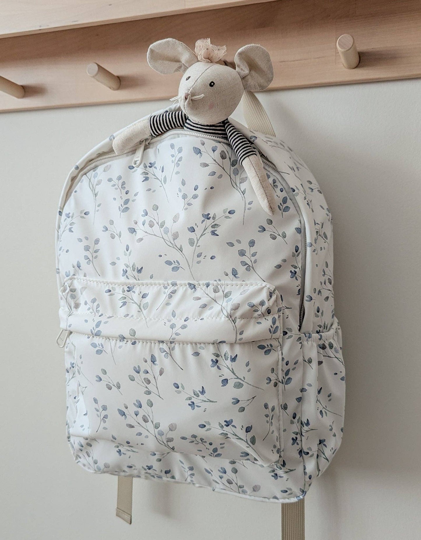 Mini Backpack - Delicate flowers