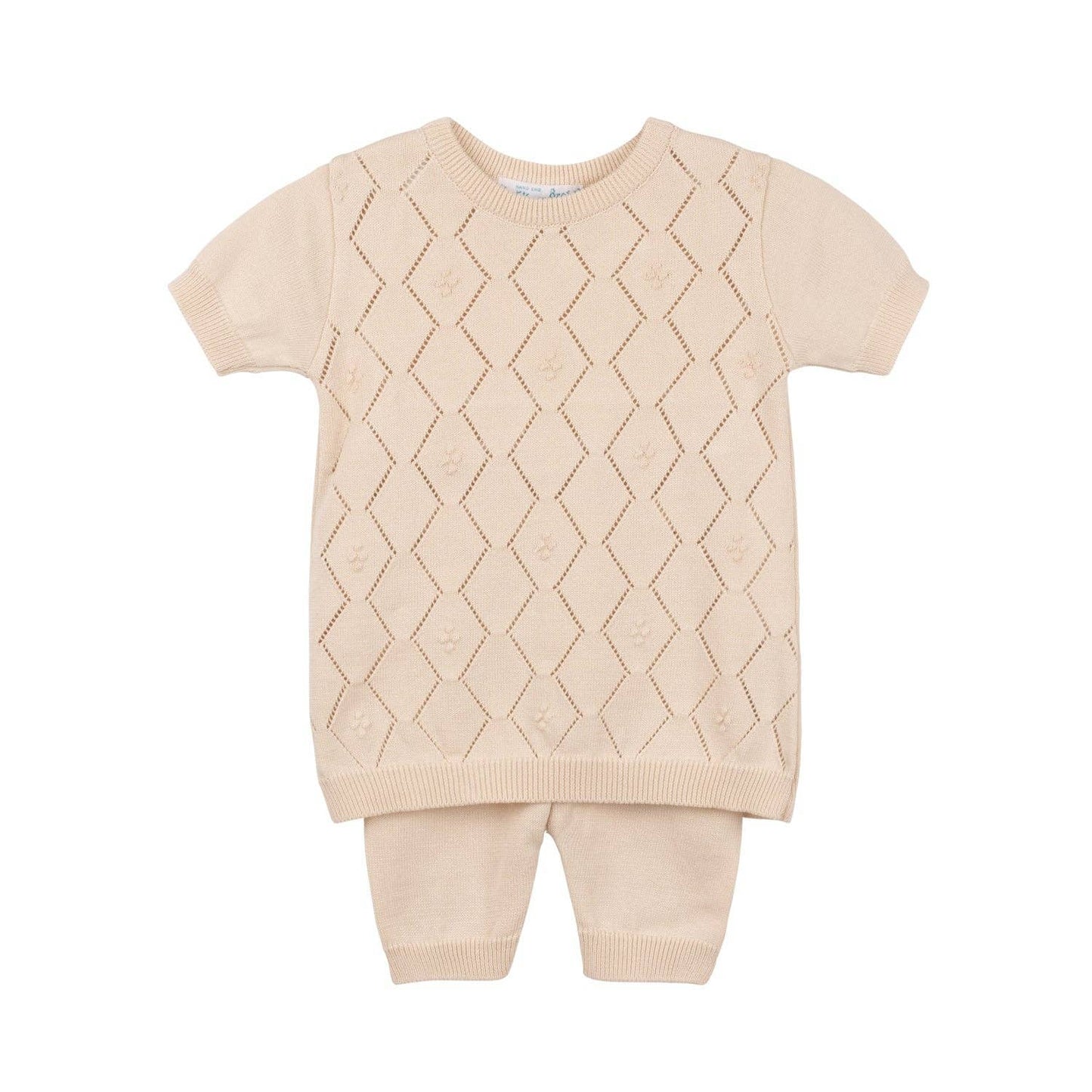 Boys Eyelet Knit Set