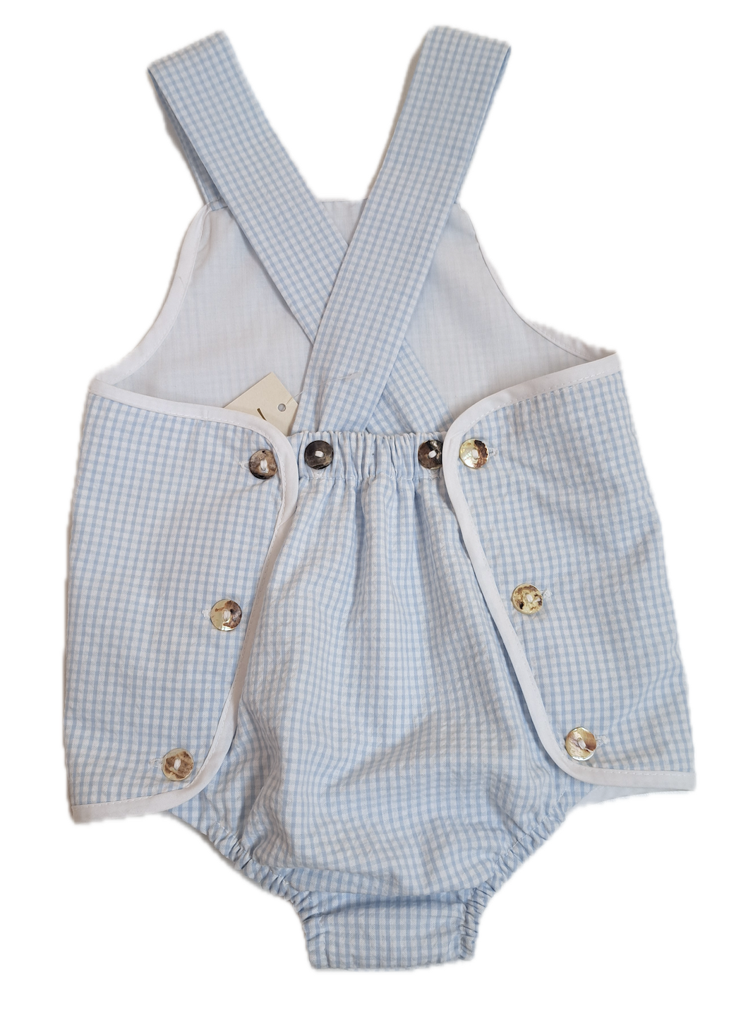 Checkered Sun Romper