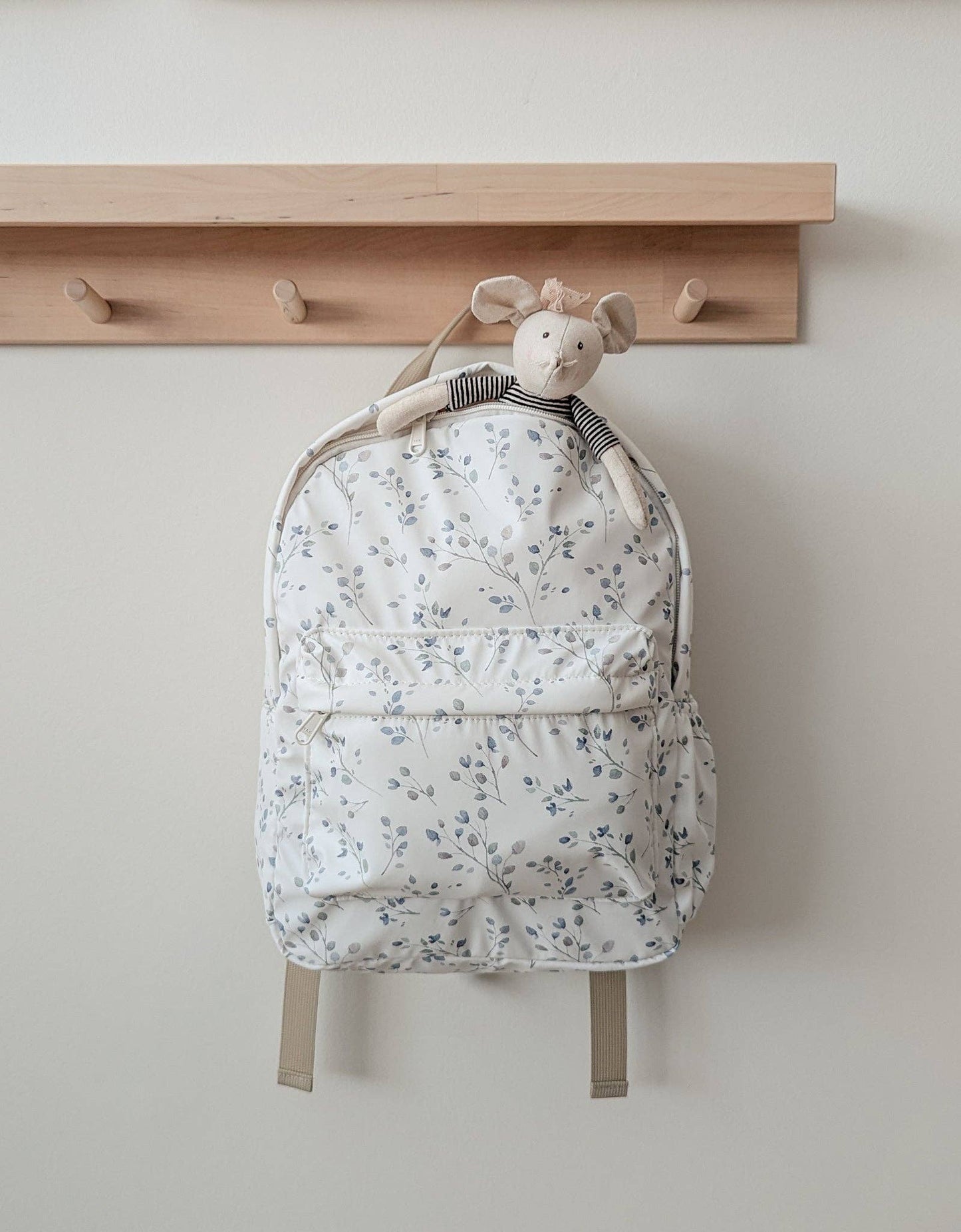 Mini Backpack - Delicate flowers